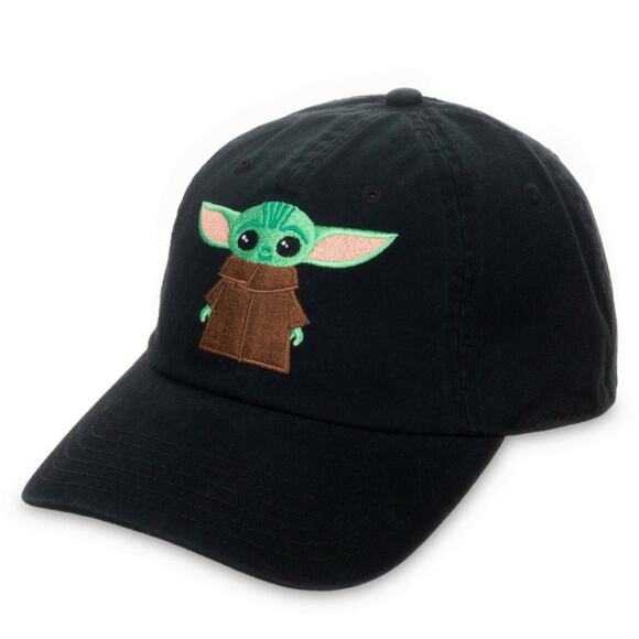 Disney Baby Yoda Baseball Cap Hat Men's Star Wars The Mandalorian - Picture 2 of 6